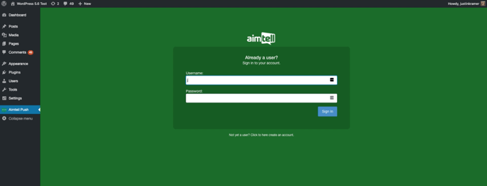 Aimtell_on_WordPress
